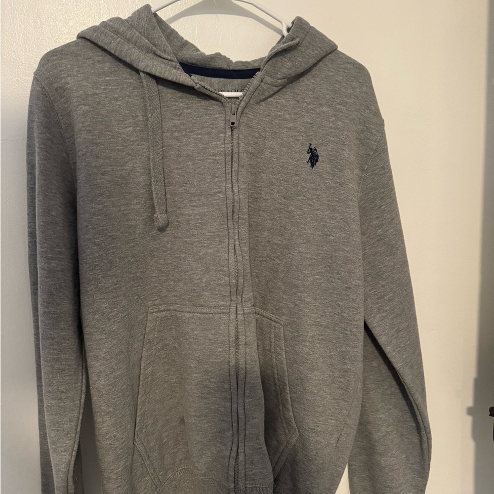 Polo Ralph Lauren Gray Zip-Up Hoodie